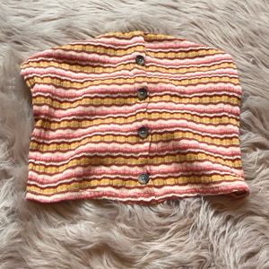 Tropical colors American eagle tube top